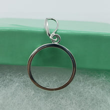 Load image into Gallery viewer, Sterling Silver Dime Bezel 18 mm Coins Prong Back Square Edge 10 Cent No Coin