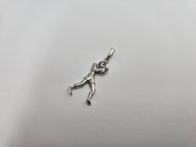 Load image into Gallery viewer, 925 Sterling Silver Boxer Pendant Antique Finished 1 (25mm) Inch Tall