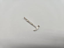 Load image into Gallery viewer, 925 Sterling Silver Large Plain Hammer Charm Pendant 1 (25mm) Inch Tall