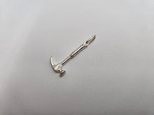 Load image into Gallery viewer, 925 Sterling Silver Large Plain Hammer Charm Pendant 1 (25mm) Inch Tall