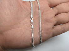 Load image into Gallery viewer, 925 Sterling Silver Domed Surface Miami Cuban Link Chain Necklace 2.7mm 16"-30"