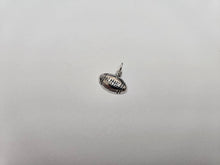 Load image into Gallery viewer, 925 Sterling Silver Plain Football Charm Pendant 3/4 (19mm) Inch Tall