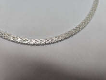 Load image into Gallery viewer, 925 Sterling Silver 5-Row Flexible Italian Riccio Bracelet 5mm 7" to 18"
