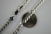 Load image into Gallery viewer, Authentic 925 STERLING SILVER Miami Cuban Link Chain for Everyone 6.3mm 7"-36"