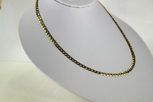 Load image into Gallery viewer, 14K SOLID GOLD Cuban Link Chain Necklace Bracelet for Men Women 3.9mm 16~30"