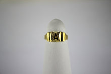 Load image into Gallery viewer, 10K Real Yellow Gold Initial Ring for Baby Kids Boys Children