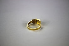 Load image into Gallery viewer, 10K Real Yellow Gold Initial Ring for Baby Kids Boys Children