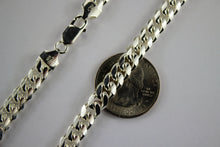 Load image into Gallery viewer, Authentic 925 STERLING SILVER Miami Cuban Link Chain for Everyone 7mm 7"-36"