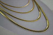 Load image into Gallery viewer, 14K Solid Yellow Gold Miami Cuban Link Chain Necklace Men Women 2.5~5mm 18"~30"
