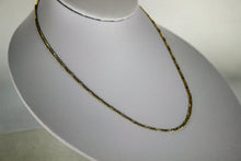 Load image into Gallery viewer, 10K REAL YELLOW GOLD 2mm Figaro Chain Pendant Necklace Bracelet 16"~26"