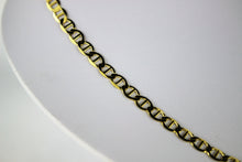 Load image into Gallery viewer, 10K Solid Yellow Gold Mariner Link Chain Necklace (5.5mm / 18" ~ 30")