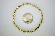 Load image into Gallery viewer, 10K Solid Yellow Gold Rope Chain 1.5MM ~ 6MM / 16" ~ 30" FOR MEN WOMEN