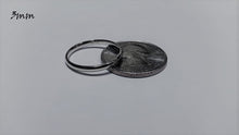 Load image into Gallery viewer, 10K Solid White Gold Wedding Band Men Women 2mm ~ 6mm Size 5 ~ 13 Free Engraving