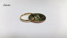 Load image into Gallery viewer, 14K Solid Yellow Gold Wedding Band Men Women 2mm ~ 7mm Size 5 ~ 13 Free Engraving