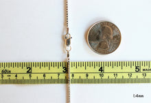 Load image into Gallery viewer, 925 Sterling Silver Box Chain Necklace Men Women 0.7mm ~ 4.6mm
