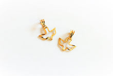 Load image into Gallery viewer, 10K Yellow Gold Dove Bird Pendant
