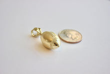 Load image into Gallery viewer, 10K Yellow Gold Basketball Football Charm Pendant