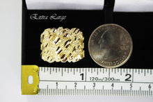 Load image into Gallery viewer, 10k Solid Yellow Gold Nugget Style Ring