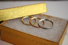 Load image into Gallery viewer, 14K Yellow White Rose Gold Eternity Endless Ring Band for Everyone