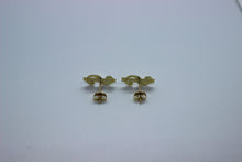 Load image into Gallery viewer, 10K Sold Yellow Gold Dollar sign Earrings 2 sizes