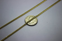 Load image into Gallery viewer, 14K Yellow Gold Hollow Miami Cuban Chain Necklace Bracelet 2.2mm - 7mm 7"- 30"