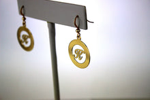 Load image into Gallery viewer, 14K Yellow Gold Initial Earrings (One pair) High Polish A ~ Z Alphabet