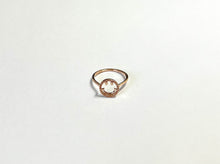 Load image into Gallery viewer, 14K Solid Rose Gold Dainty Smile Face Ring Band