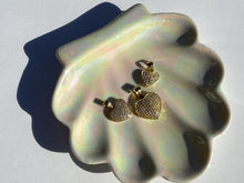 Load image into Gallery viewer, 10K Yellow Gold Heart Pendant Charm with CZ 3 sizes