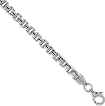 Load image into Gallery viewer, 925 Sterling Silver Round Box Chain Necklace Bracelet Heavy Italy 5mm 26" 30"
