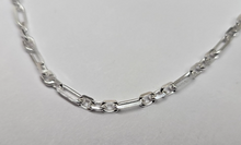 Load image into Gallery viewer, 925 Sterling Silver Figaro Chain Necklace Bracelet Men Women 3mm 7"~30"
