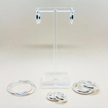 Load image into Gallery viewer, 925 Sterling Silver Tube Hoop Earrings Thickness 2mm 3mm 4mm 5mm
