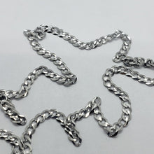 Load image into Gallery viewer, 10K White Gold Solid Cuban Link Chain Curb Necklace Bracelet 4mm Size 7"~30"
