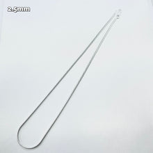 Load image into Gallery viewer, 925 Sterling Silver Snake Chain Necklaces &amp; Bracelets 2.5mm Medium Thick
