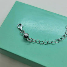 Load image into Gallery viewer, Sterling Silver Magnetic Ball Clasp Converter 6mm 2inch Extension 2 Pack
