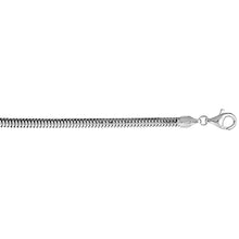 Load image into Gallery viewer, 925 Sterling Silver Thick Octagon Snake Chain Necklace Italy 4.5mm 20" to 24"
