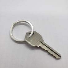 Load image into Gallery viewer, 925 Sterling Silver Split Ring Keyring Key Chain High Quality 1 1/4inch 33mm
