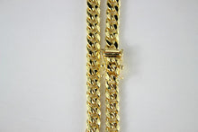 Load image into Gallery viewer, 14K Yellow Gold Hollow Miami Cuban Link Chain Necklace 5.5mm 18" ~ 30"
