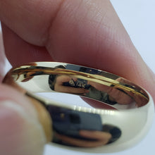 Load image into Gallery viewer, 14K Solid Gold 6mm Plain Wedding Band Yellow White Sizes5-11 [Free engraving]
