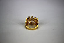 Load image into Gallery viewer, 10K or 14K Yellow or White Gold Crown Ring for Baby Ring Size 0.5 &amp; Size 1
