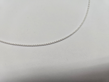 Load image into Gallery viewer, 925 Sterling Silver Thin Cable Link Chain Necklace Bracelet 1.5mm 7" to 30"
