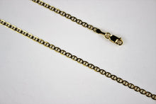 Load image into Gallery viewer, 10K SOLID YELLOW GOLD MARINER LINK CHAIN NECKLACE FOR MEN WOMEN 2.5mm 16" ~ 24"
