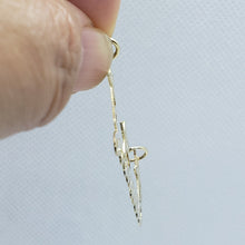 Load image into Gallery viewer, 14K Solid Yellow Gold Handmade Personalized Custom Name Pendant Charm with Stars
