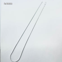 Load image into Gallery viewer, 925 Sterling Silver Snake Chain Necklaces &amp; Bracelets 2mm medium thick
