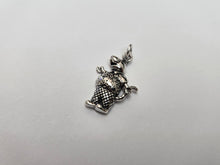 Load image into Gallery viewer, 925 Sterling Silver Dressed Rat Charm Pendant Antique Finish 3/4 (19mm) Inch
