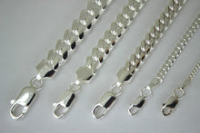 Load image into Gallery viewer, 925 Sterling Silver Miami Cuban Link Chain Necklace Bracelet 3.4mm-8.3mm 7"-30"
