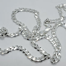 Load image into Gallery viewer, 925 Sterling Silver 6mm Cuban Curb Link Chain Necklace Men Women Size 16"~40"
