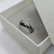 Load image into Gallery viewer, Tungsten Carbide 5mm Comfort Fit Domed Wedding Band Ring Mirror Polished Finish
