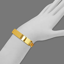 Load image into Gallery viewer, 14K White Pave Gold Curb Light ID Bracelet 10mm/8mm  8" 8.5" Engraving Available
