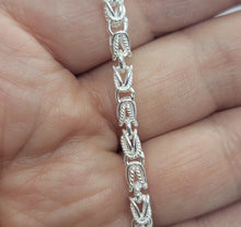 Load image into Gallery viewer, 925 Sterling Silver Turkish Chain High Quality Necklace Bracelet 4mm Size 7"~30"

