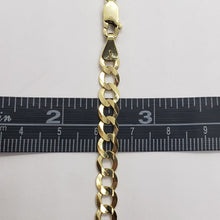 Load image into Gallery viewer, 10K Yellow Gold Solid Cuban Link Chain Curb Necklace Bracelet 6mm Width 7"~30"
